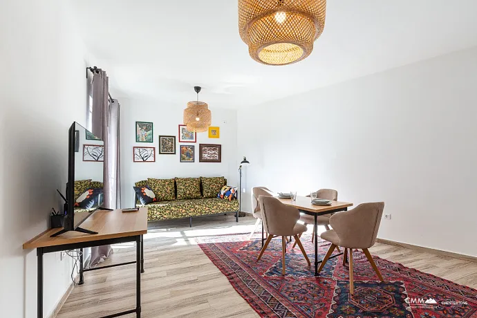 A cozy and modern 53 m² apartment in Bečići, located on the 4th floor